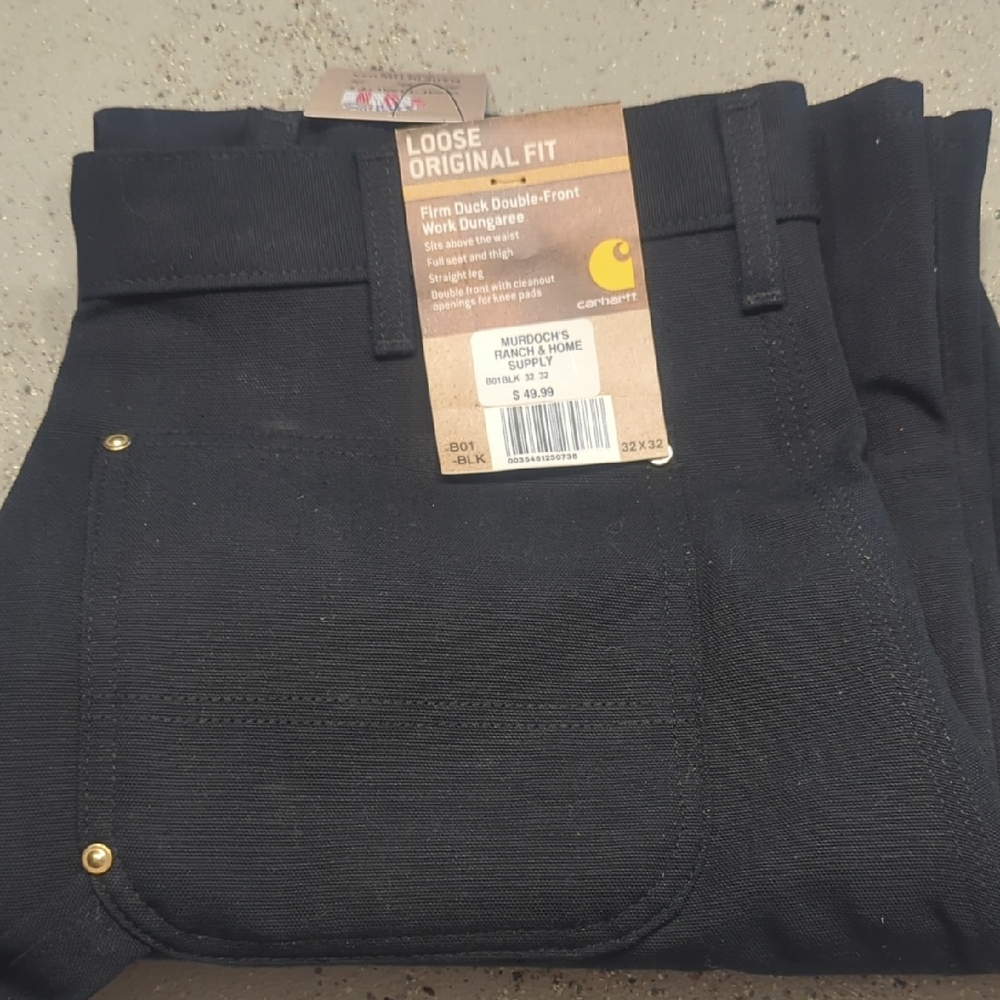 Carhartt Men's Black Relaxed Fit Jeans